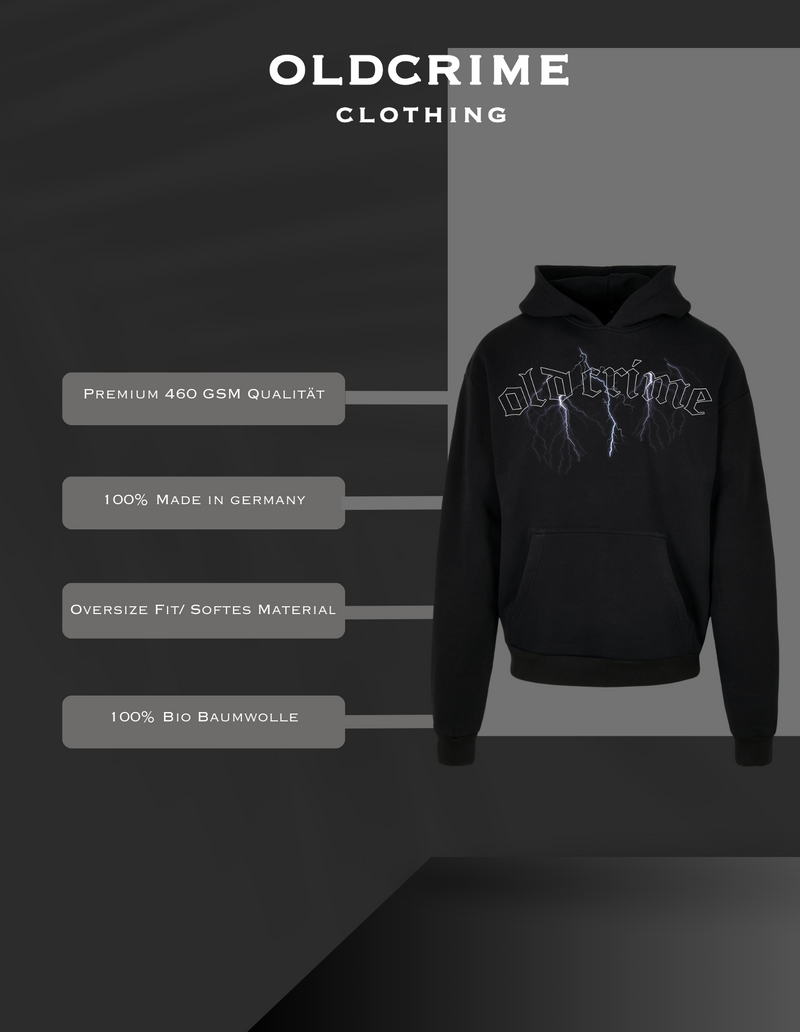 "OLD CRIME" HOODIE