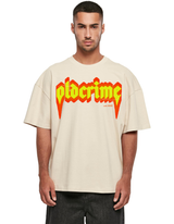 "OLD CRIME FLASH" TEE CREAM