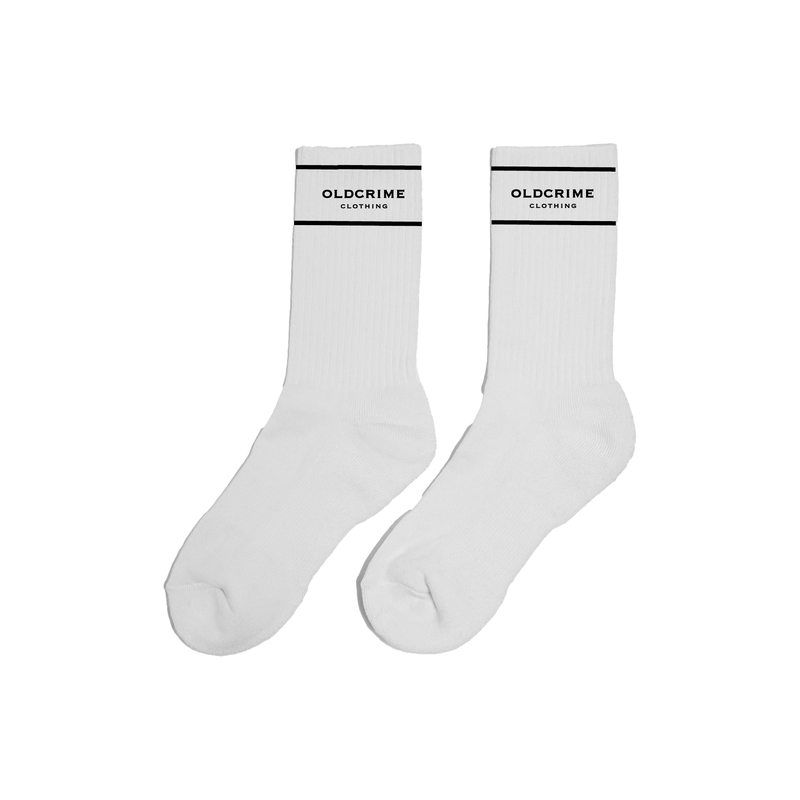 "CREW SOCKS" WHITE