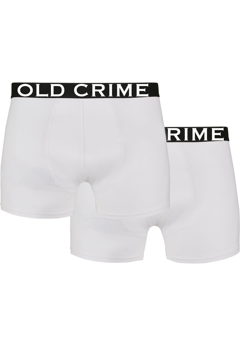 "OLD CRIME BASIC" BOXER WHITE