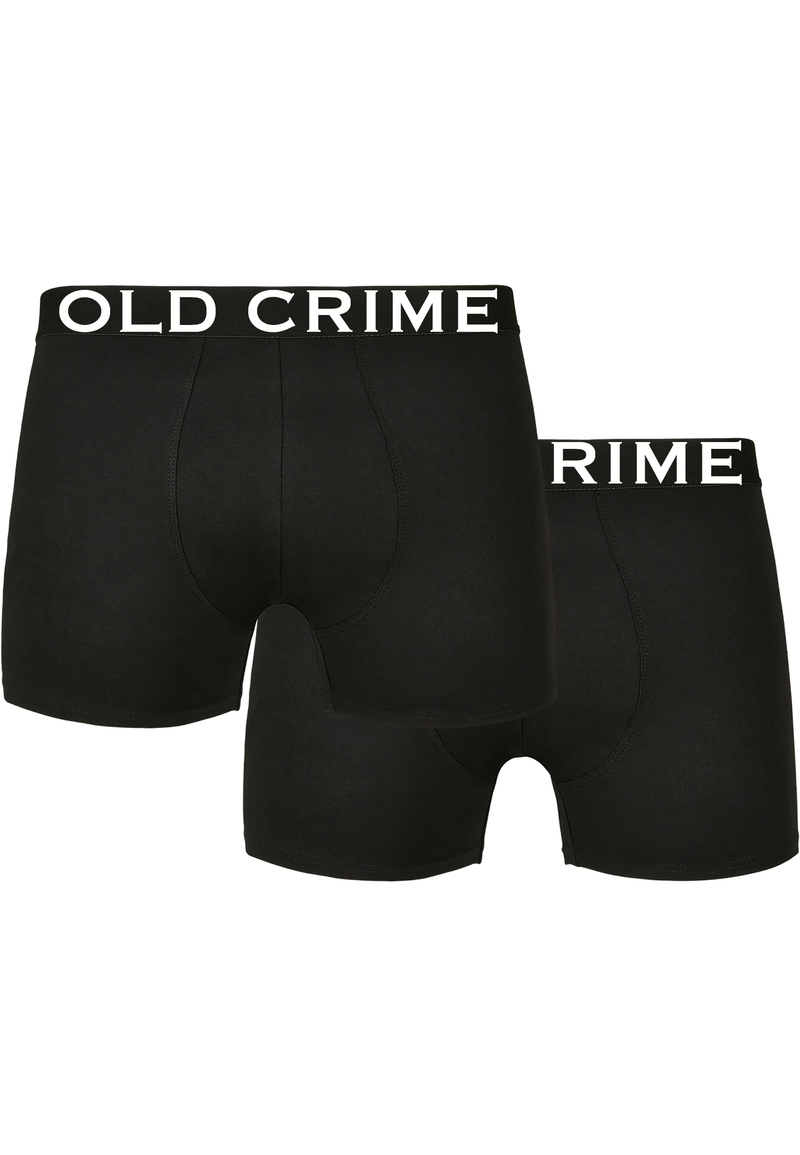 "OLD CRIME BASIC" BOXER BLACK