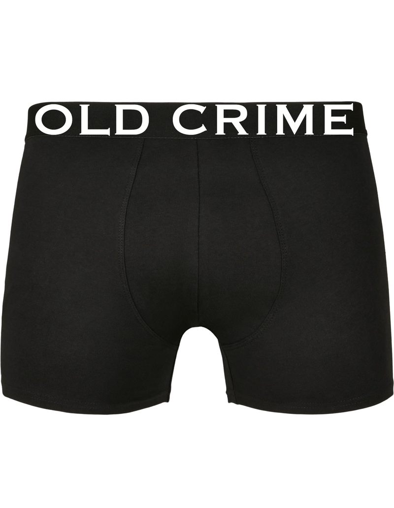 "OLD CRIME BASIC" BOXER BLACK