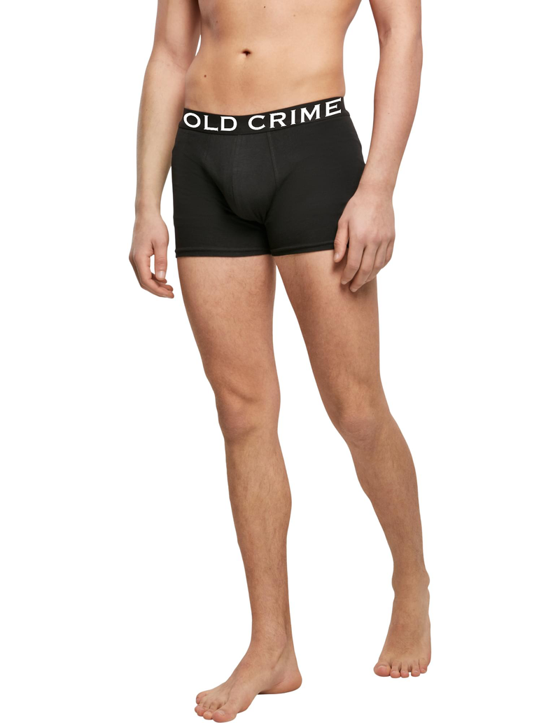 "OLD CRIME BASIC" BOXER BLACK