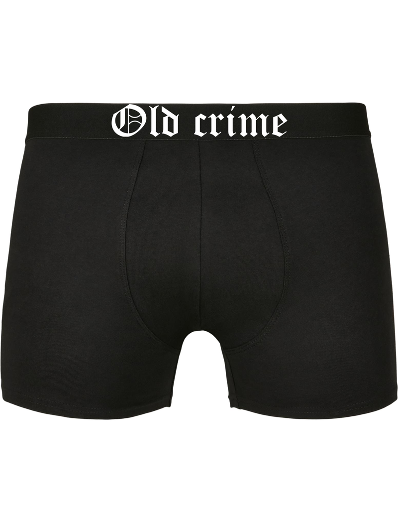 "OLD CRIME CLASSIC" BOXER BLACK