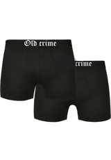 "OLD CRIME CLASSIC" BOXER BLACK