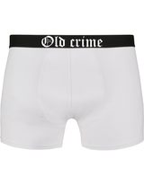 "OLD CRIME CLASSIC" BOXER WHITE