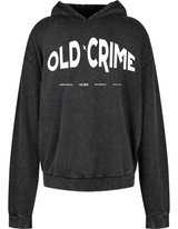 "OLD X CRIME" HOODIE STONE BLACK